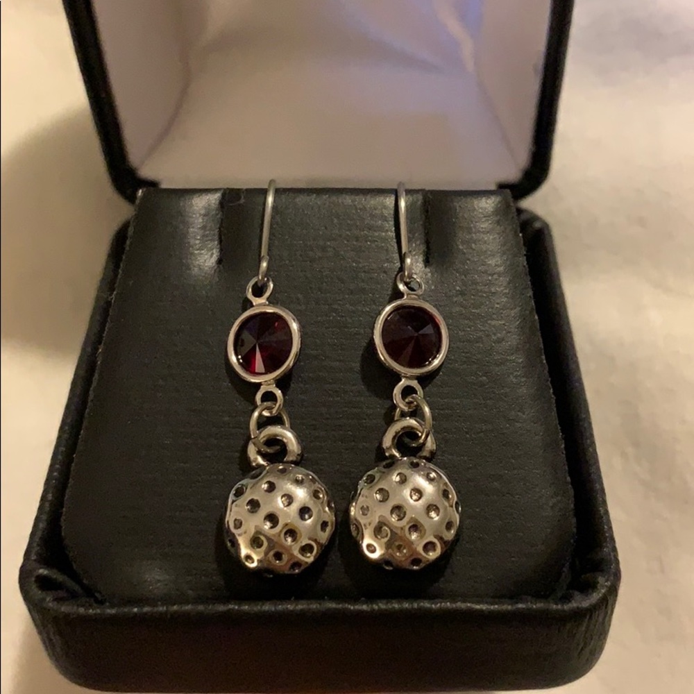 Red Golf Ball Earrings 🏌🏻‍♀️
